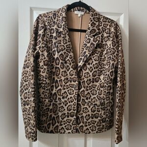 Mystree Animal Print Jacket, Size S